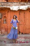 Aavya Midaxi Dress in Lapis