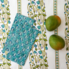 Sea Green Lily Table Runner Mat